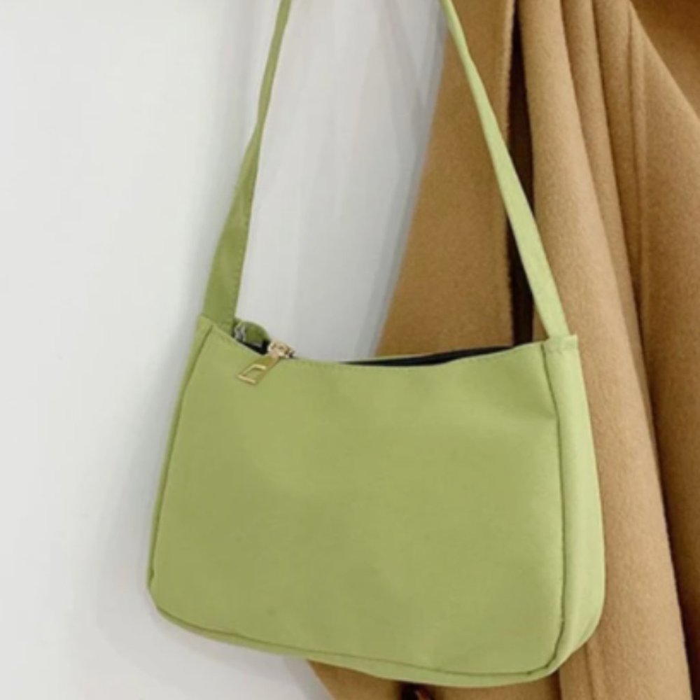 New Baguette cute lime green handbag